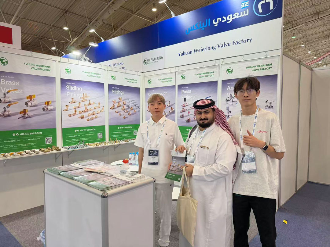 Professional visitor learning about VLLONG products and applications