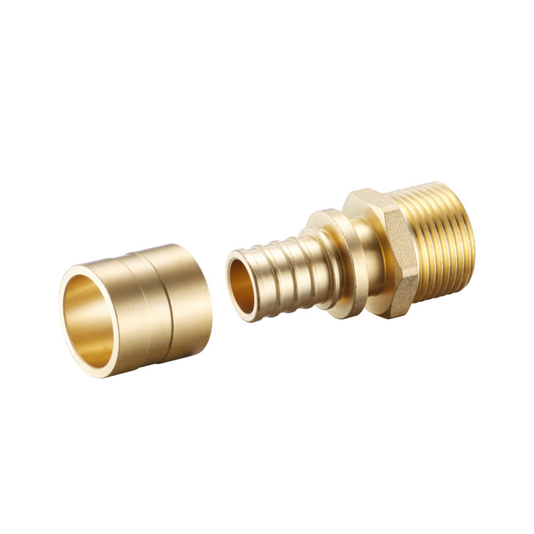 WRL6106 Brass Slide Male Joiner