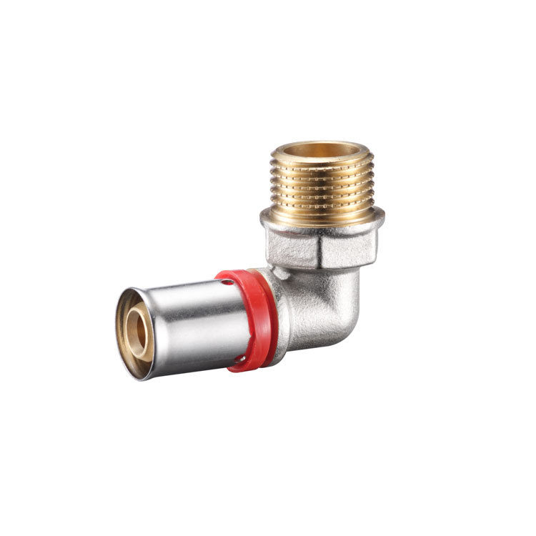 WRL6304 Male Elbow 90° Multilayer Press Fitting